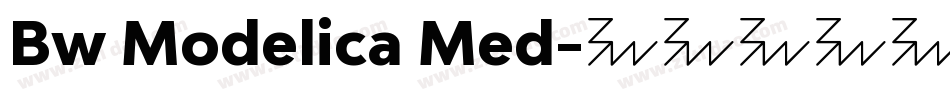 Bw Modelica Med字体转换